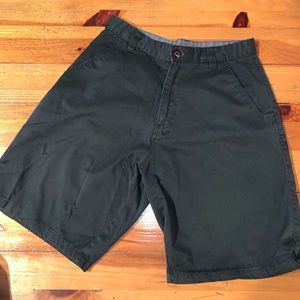 Burnside Mens Black 5 Pocket Flat Front Shorts Size 30